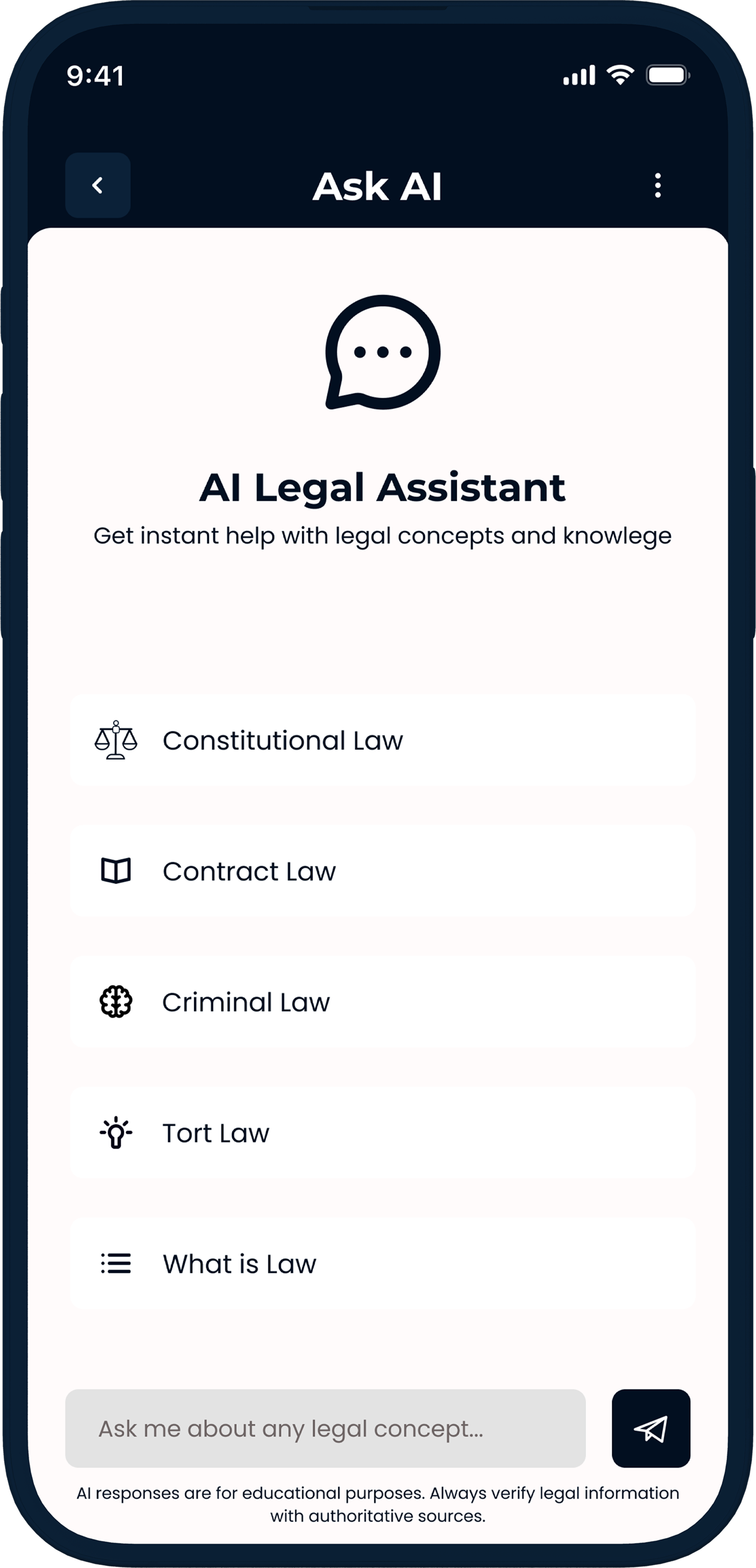 AI Companion Screen